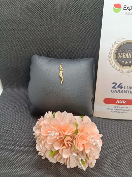 Pandantiv aur 18K 0.80g (Ag16 Moldova b32605.2) - Garantie 2 ani!