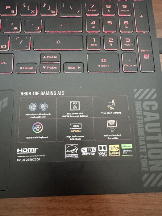 Продам ноутбук Asus игровой