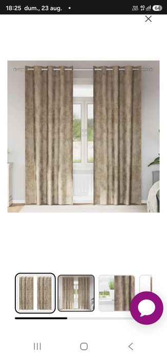 Cortine din catifea 2 buc. Șampanie 245 x 140 cm Catifea