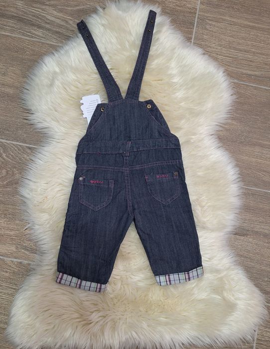 Lichidare de stoc!!Salopeta din blug model fluture marimea 24-30