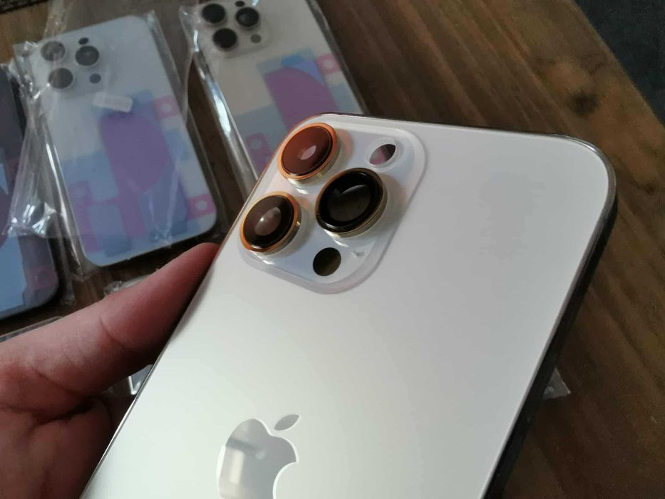 Carcasa sasiu metal capac spate sticla pt iPhone 16 15 14 13 12 11 Xs