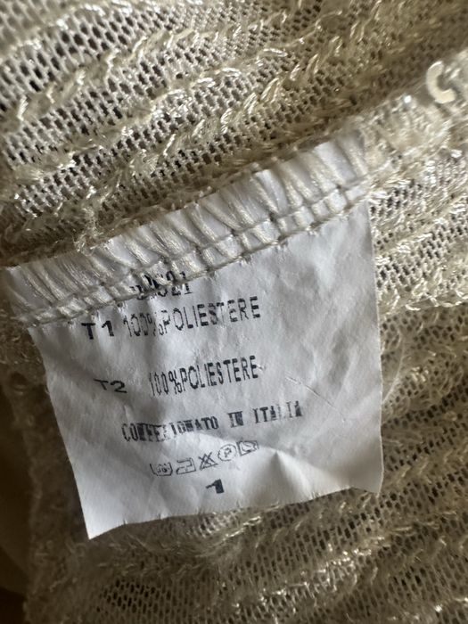 Rochie elegantă cu paiete și franjuri – argintiu-șampanie