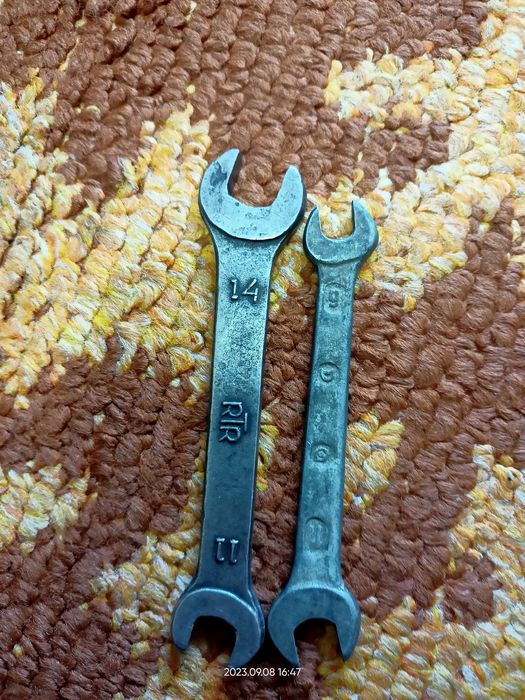 Ключи советские рожковые и торцовые