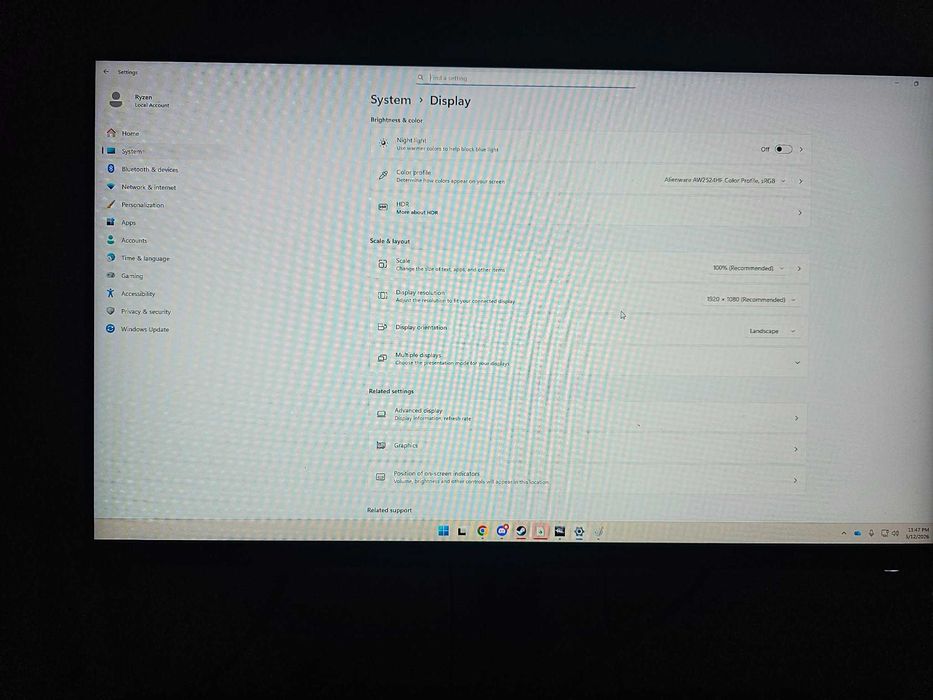 Monitor Gaming 500hz LED IPS Alienware AW2524HF negociabil