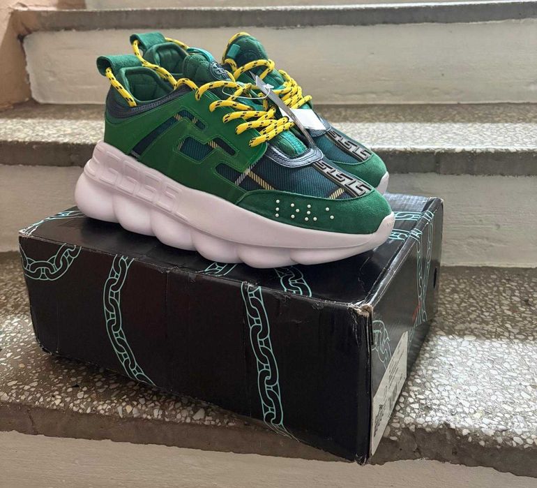 Versace Chain Reaction, gucci, lv trainer