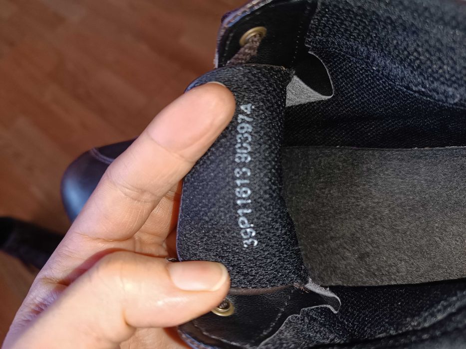 Ботинки кожаные Экко, размер 39