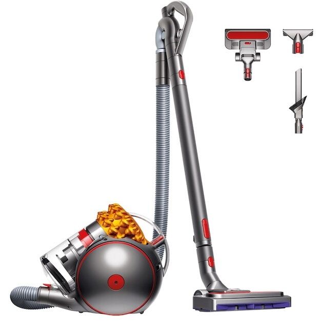 Aspirator fara sac Cinetic Big Ball Multi Floor 2, 600 W, 0.8 l, Gri/ Rosu de la Dyson
