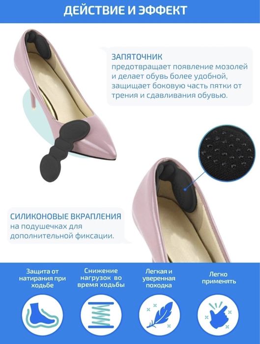 Напяточник. Для пяток. Накладка на туфли. Женские туфли.
