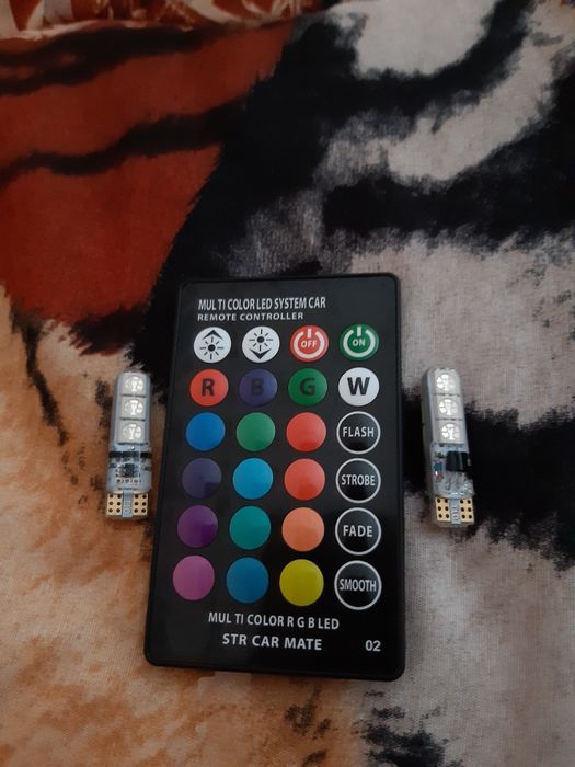 RGB LED авто крушки