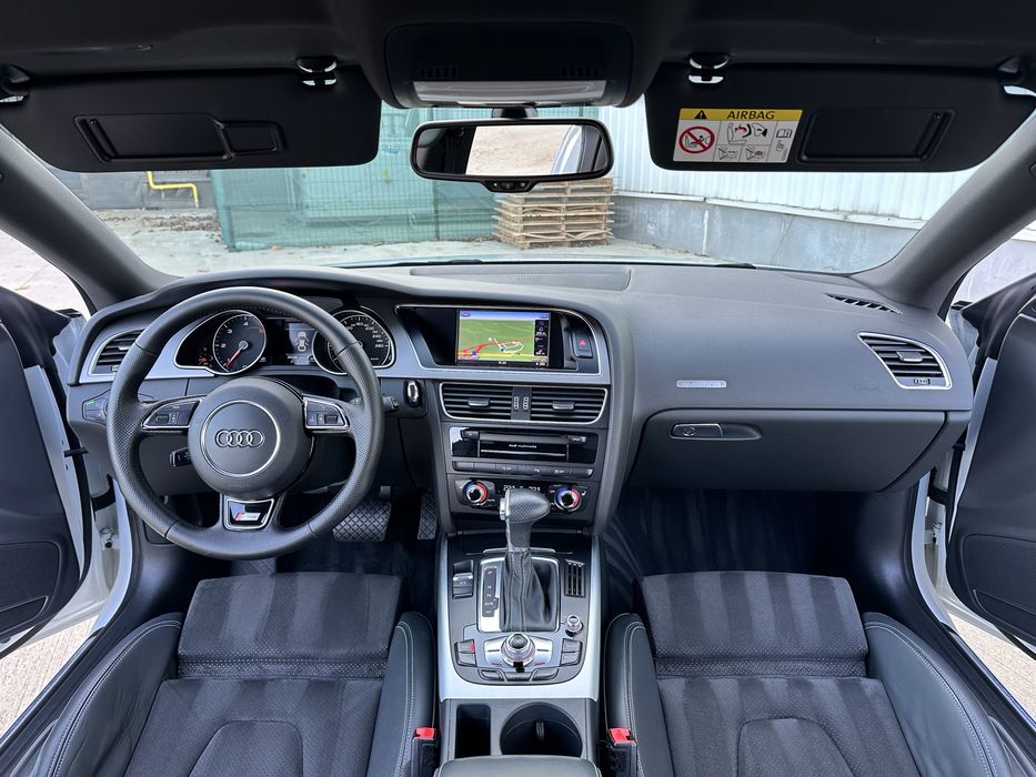Audi A5 2.0Tdi Automat Quattro 4x4 S-Line din Fabrica Alb Perlat