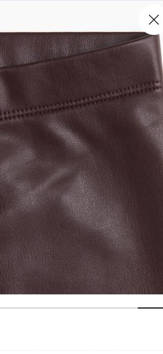 H&M дамски еластичен кожен панталон