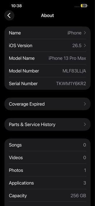 IPHONE 13 pro max gold