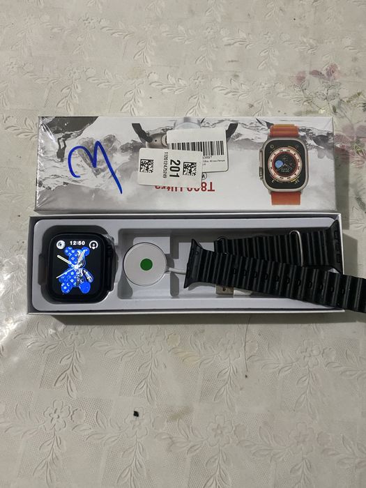 Smart watch T800 telefonga ulanadi narciga arzidi