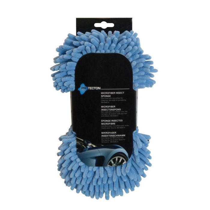 Laveta microfibre + Burete curatat urme insecte Protecton 20x10x6cm
