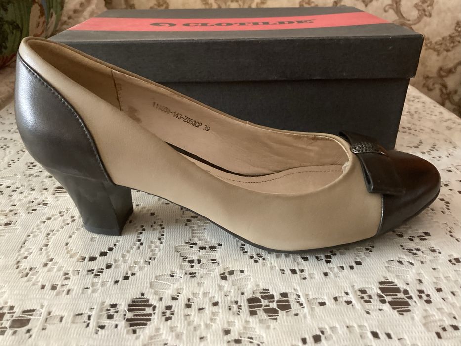 Туфли женские кожаные