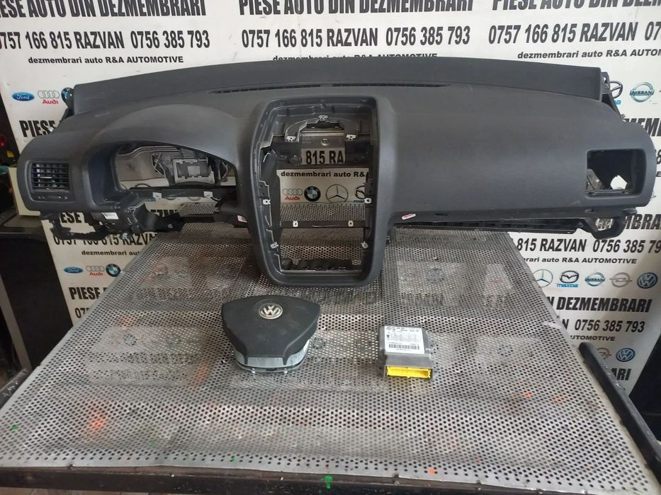 Plansa Bord Kit Airbag Vw Golf 5 Combi Break Variant Jetta Volan Stanga Europa Motor 1.4 Tsi CAX Cu