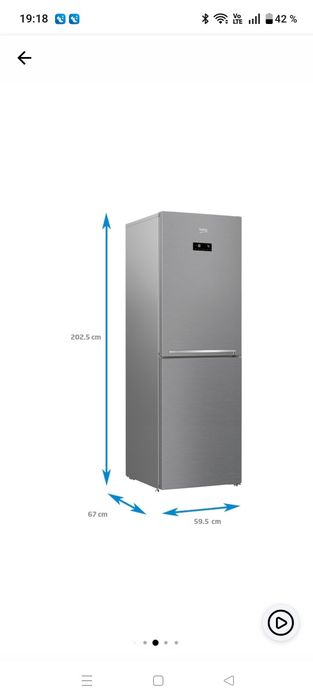 Combina frigorifica Beko 358 litri   Ne-o Frost