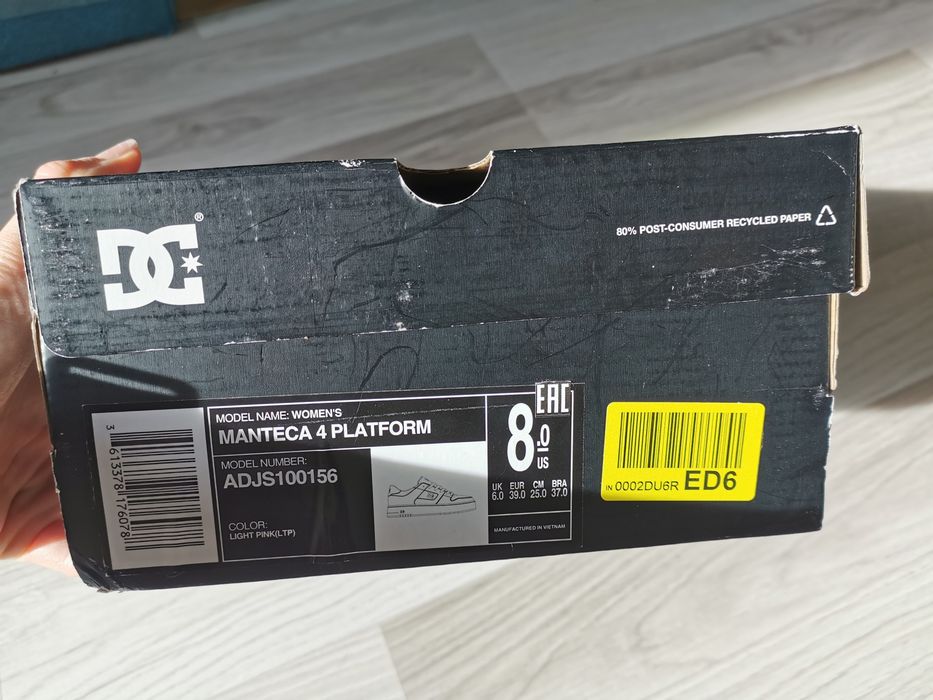 Sneakers DC Shoes Manteca 39 noi