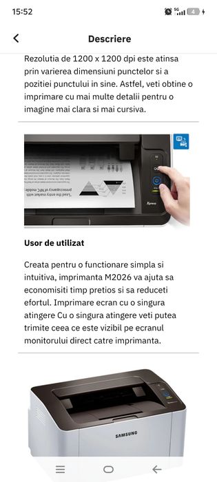 Imprimanta laser SAMSUNG Xpress SL-M2026, A4, USB