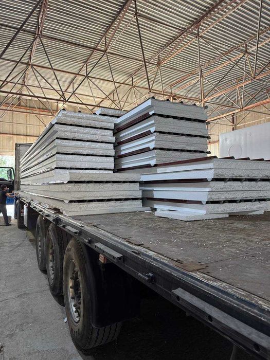 Производим сэндвич панелей. Завод. (Sendvich/сендвич панели). Доставка