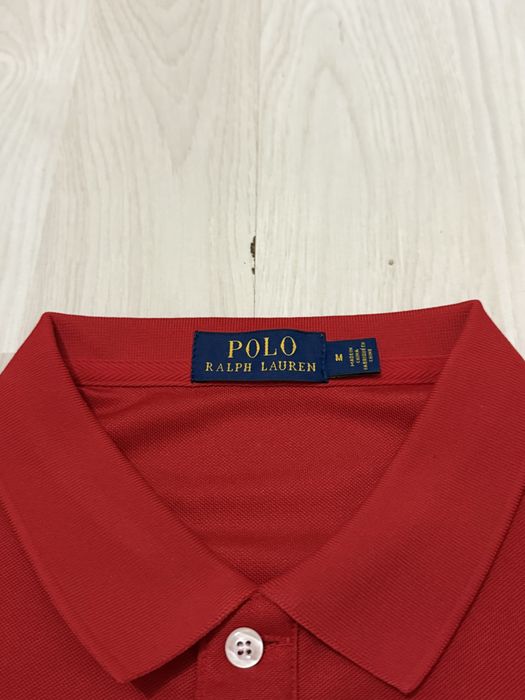Tricou Polo Ralph Lauren - marimea M - rosu cu emblema albastra
