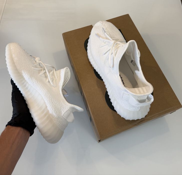 Adidasi Yeezy 350 V2 White Albi
