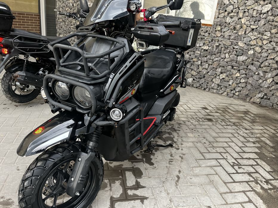 Мопед  танк   Пробег 3 к