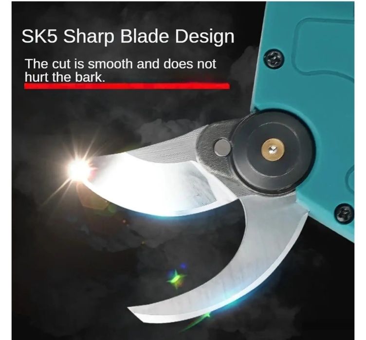 Акумулаторна лозарска ножица, верижен трион телескопичен прът 3в1-48V