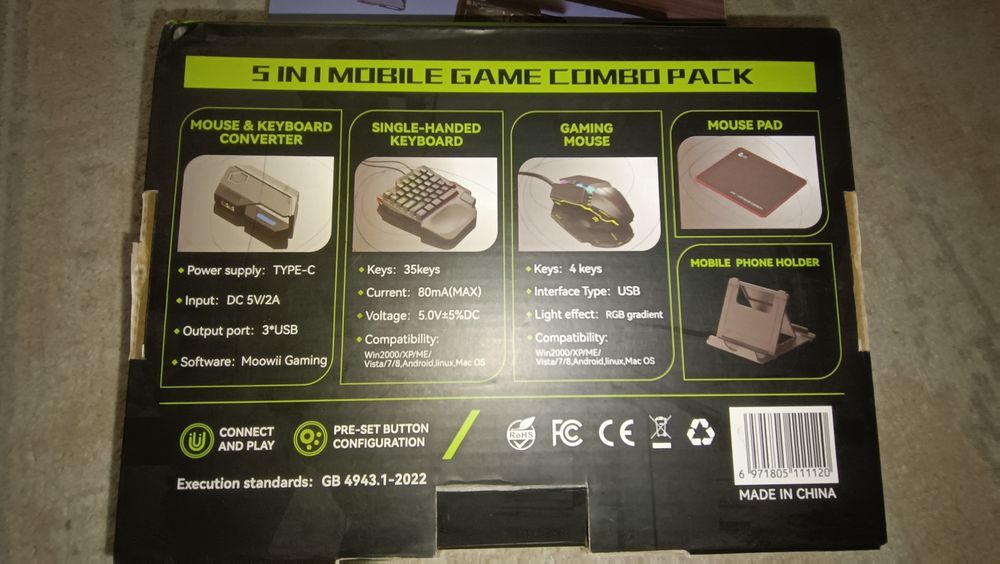 Мышь и клавиатура для телефона