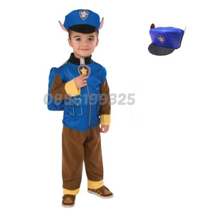 Детски костюм Пес Патрул, Костюм на Чейс, Костюм на Маршал + ПОДАРЪК