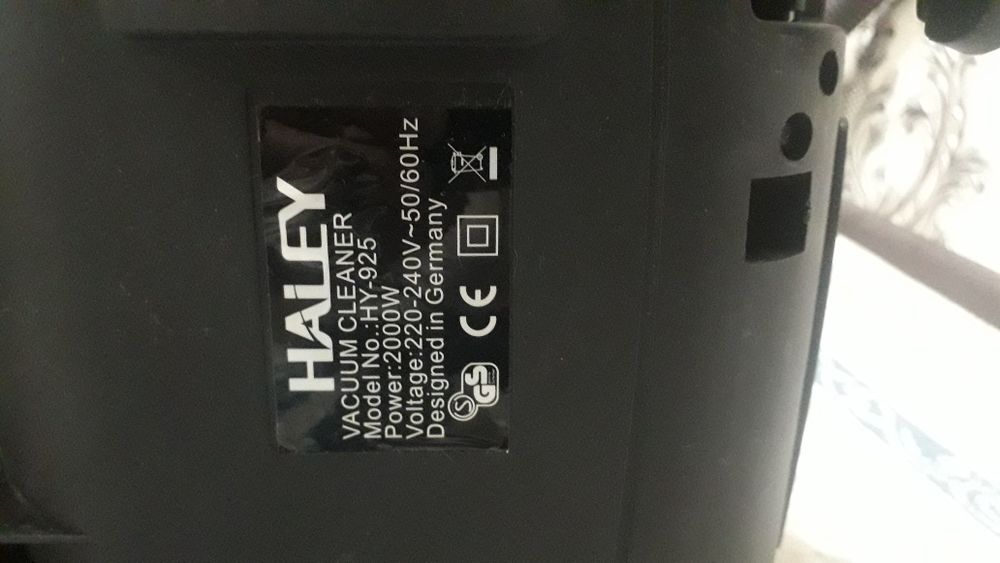 Пылесос Haley HY-925, 2000 watt ва Vitek