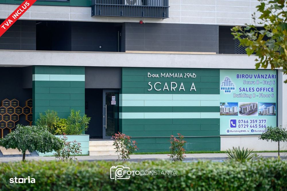 #Vedere la mare: Apartament Faleză Nord · bucătărie separată ·bloc nou