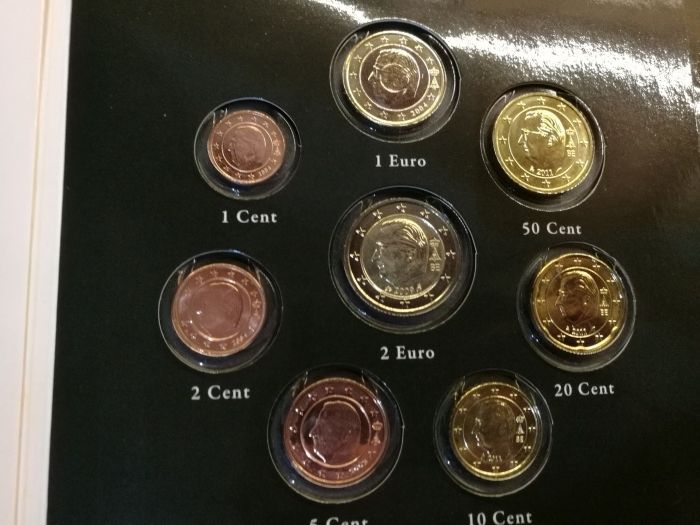 Колекция монети на страните от европеиския съюз.
