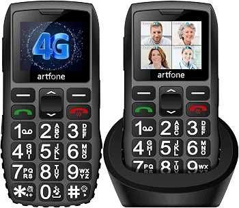 Чисто нов запечатан мобилен телефон artfone C1+4G за възрастни хора