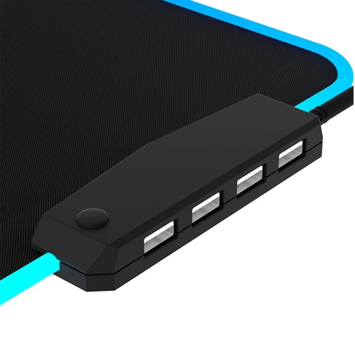 Промо цена Геймърска подложка за мишка с RGB led осветление 80 Х 30 см