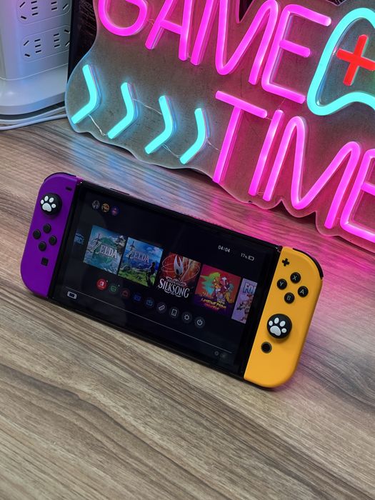 Прошитая Nintendo Switch Oled 256Gb с играми