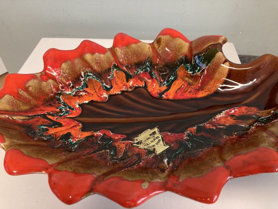 Керамично плато от Vallauris / Франция / 1950те