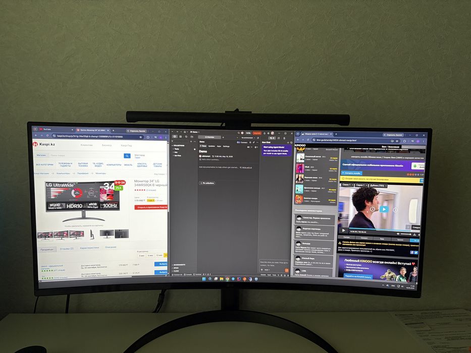 LG UltraWide 34” 3440×1440, 100 Гц, HDR10
