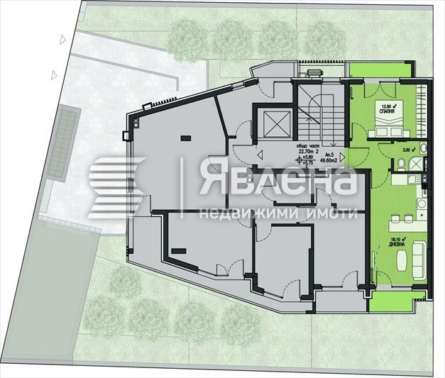 Продава се Двустаен апартамент в София, Бояна - 59 кв.м за 2577 €/кв.м - Снимка #1