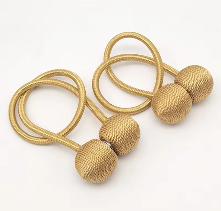 Комплект 2 броя магнитни държачи за захващане на пердета завеси