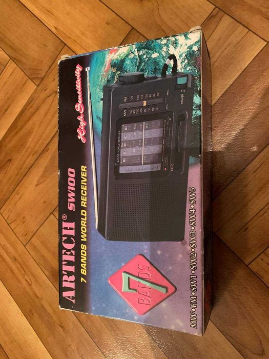 Радиоприемник Artech SW100 (7 диапазонов) в заводской коробке