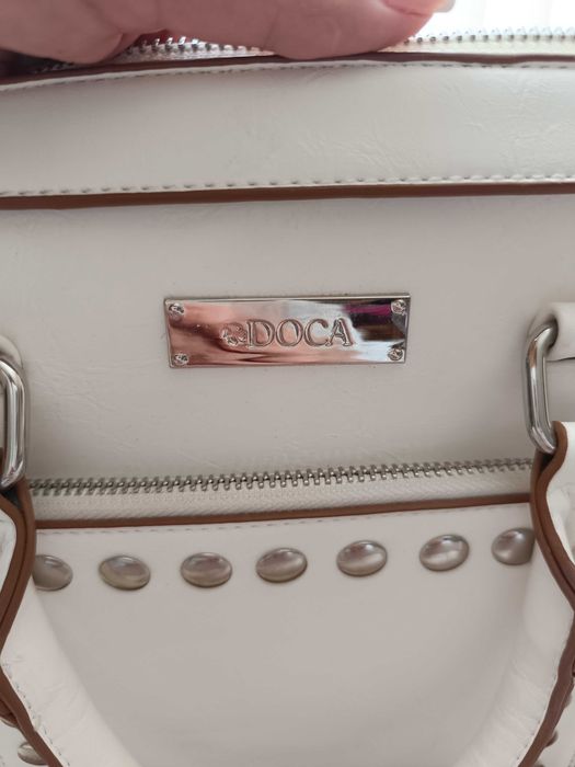 Дамска бяла чанта - Doca