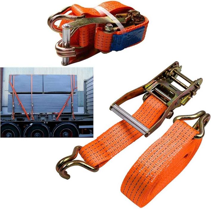 Укрепващи Колани за Товари с Тресчотка Колан притягане 800кг 5 метра