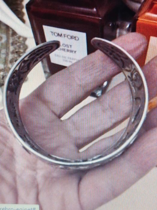 Египет уникална рядка сребърна гривна ръчна изработка