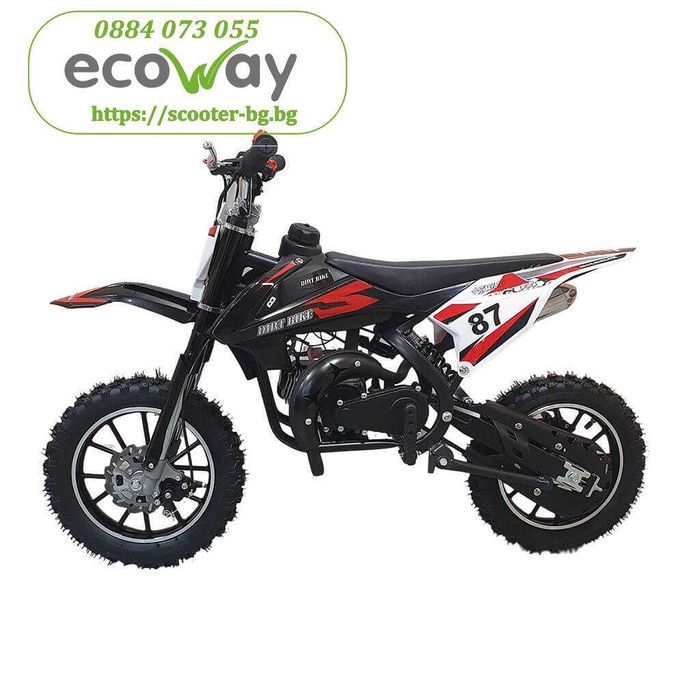 Детски бензинов кросов мотор EcoWay D7-07 - 49CC - 45KM/H
