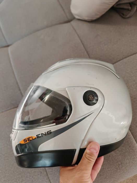 vand cască open face Peugeot,xl mărime, gri.