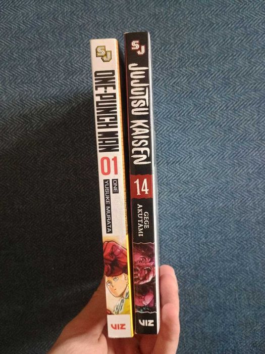 Manga One Punch man Vol 1, Jujutsu Kaisen vol 14