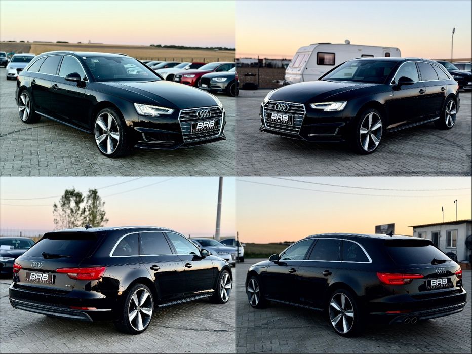 • Audi A4 B9 2017 • 2.0 Diesel 190 cp • Quattro / 3 x S-line • Parc Auto • RATE • Garanție •