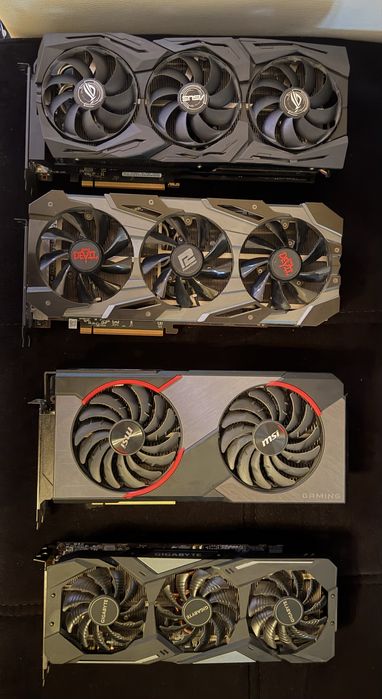 Card video AMD 5700xt