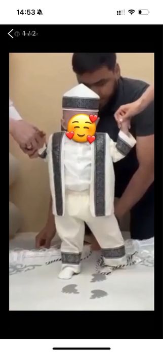 Костюм национальный на тусау кесер 1 годик